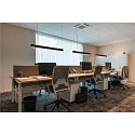 LED Pendel GLENOS, 100cm, UGR, 52W 3000K, matt sort