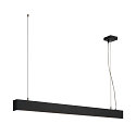 LED Pendel GLENOS, 100cm, UGR, 52W 4000K, matt sort
