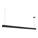 LED Pendel GLENOS, 200cm, UGR, 103W 4000K, matt sort