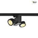 Premium LED Spot TEC KALU TRACK, Double, for 3-Phase high-voltage track, TRIAC dimmable, 31W 1900lm