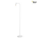 SLV Premium LED Floor lamp KARPO FL, 6.5W 3000K 400lm, 3-step touch dimmer, white