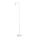 Premium LED Standerlampe KARPO FL, 6.5W 3000K 400lm, 3-trins touch-lysd�mper, hvid, sort