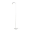 Premium LED Standerlampe KARPO FL, 6.5W 3000K 400lm, 3-trins touch-lysd�mper, hvid, sort