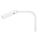Premium LED Standerlampe KARPO FL, 6.5W 3000K 400lm, 3-trins touch-lysd�mper, hvid, sort