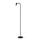 SLV Premium LED Floor lamp KARPO FL, 6.5W 3000K 400lm, 3-step touch dimmer, white, black