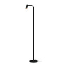 SLV Premium LED Floor lamp KARPO FL, 6.5W 3000K 400lm, 3-step touch dimmer, white, black