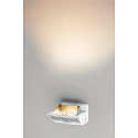 SLV LED V�glampe MERADO FLOOD WL, TRIAC d�mpbar, roteres og drejes, 40W 115�, 3000K 3000lm, hvid