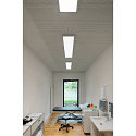 SLV LED Loftlampe PANEL til BAP, 120 x 30cm, 45W, TRIAC d�mpbar, s�lvgr�, 4000K 3400lm 90�