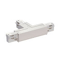 EUTRAC t-samlestykke til 3-faset 230 v skinne, jord h�jre, hvid