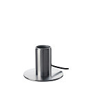 SLV Table lamp FITU TL, E27 max. 10W, with switch, brushed aluminum