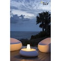 SLV Outdoor Table lamp KIROCONE TL, E27 max. 60W, IP44, white