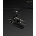 SLV Spotlight EURO SPOT GU10, incl. 1-Phase adapter, black