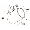 Spot EURO SPOT GU10, inkl. 1-Faset-Adapter, hvid