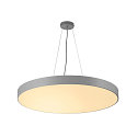 SLV LED Wall-/Ceiling luminaire MEDO 90 CL CORONA, 78W, 105�, 3000/4000K, 10100/125lm, TRIAC, gray