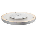 LED Wall and Ceiling luminaire MEDO 90 CW CORONA DALI, � 90cm, 78W 3000/4000K 105�, black