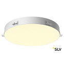 SLV LED Indbygningslampe MEDO 90 DL, rammels version, 105, 3000/4000K, 10150lm, hvid