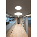 SLV LED Ceiling recessed luminaire MEDO 90 DL, frameless version, 105�, 3000/4000K, 10150lm, white