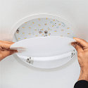 SLV LED Loft-/Indbygningslampe MEDO 30 EL, ramme-version, � 29cm, 14W 3000/4000K 105�, hvid