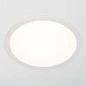 SLV LED Loft-/Indbygningslampe MEDO 30 EL, ramme-version, � 29cm, 14W 3000/4000K 105�, hvid