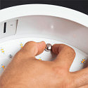 SLV LED Loft-/Indbygningslampe MEDO 30 EL, ramme-version, � 29cm, 14W 3000/4000K 105�, hvid