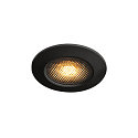 Udend�rs Loftindbygningslampe VARU QPAR51 DL, GU10, Montering � 7.5cm, IP20/65, sort