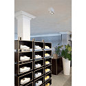 SLV LED Loftlampe TRILEDO Double, 16W 3000K 1340lm 38�, 30� enkeltvis svinge, hvid