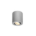 Loftlampe TRILEDO CL, GU10 QPAR51, 30� svinge, cylinder, Alu b�rstet