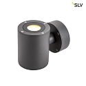SLV LED Outdoor Wall luminaire SITRA UP/DOWN WL, IP44, 17W 3000K 976lm 55, anthracite