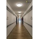 SLV LED Outdoor Wall and Ceiling luminaire LIPSY 40 Dome, IP44, 3000/4000K,  35cm, 18W, white