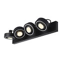 V�g- og Loftlampe KALU CW, Quad, QPAR111, 4x max. 75W, sort