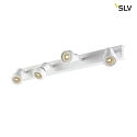SLV Vg- og Loftlampe PURI CW, Quad, 4x GU10 QPAR51, med dekorative ringe, hvid