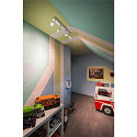 SLV V�g- og Loftlampe PURI CW, Quad, 4x GU10 QPAR51, med dekorative ringe, hvid