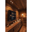 LED Udend�rs Indbygningsdownlight PATTA-I firkantet, IP65 IK02, 7.3W 1800-3000K 440lm, Dim to Warm, sort