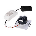 SLV LED Udend�rs Indbygningsdownlight PATTA-I firkantet, IP65 IK02, 7.3W 1800-3000K 440lm, Dim to Warm, hvid