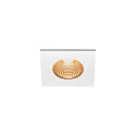 SLV LED Udend�rs Indbygningsdownlight PATTA-I firkantet, IP65 IK02, 7.3W 1800-3000K 440lm, Dim to Warm, hvid