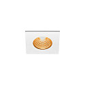 SLV LED Udend�rs Indbygningsdownlight PATTA-I firkantet, IP65 IK02, 7.3W 1800-3000K 440lm, Dim to Warm, hvid