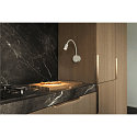 SLV Premium LED Displaylampe DIO FLEX PLATE, med flex arm og switch, 1.9W 45�, 3000K 82lm, hvid