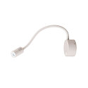 Premium LED Displaylampe DIO FLEX PLATE, med flex arm og switch, 1.9W 45�, 4000K 82lm, hvid