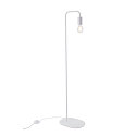 Floor lamp FITU FL, E27, with switch, white