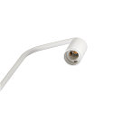 Floor lamp FITU FL, E27, with switch, white