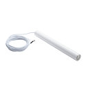 Pendel FITU PD, E27, l�ngde 40cm, pendul 250cm, �ben kabelende, hvid