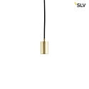 SLV Pendant luminaire FITU PD, E27, length 9.1cm, Pendel 500cm, with open cable end, soft gold