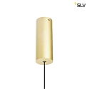 SLV Premium LED Pendant luminaire HELIA 30 PD, Surface mounting, 10W 3000K 550lm 40, TRIAC dimmable, soft gold