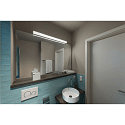 SLV Premium LED V�glampe MARYLIN, IP44, chrom / hvid, 120�, l�ngde 90cm, 21W 3000K 1400lm