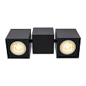 SLV Loftlampe ALTRA DICE CW, Double, GU10 QPAR51, sort