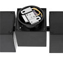 SLV Loftlampe ALTRA DICE CW, Double, GU10 QPAR51, sort