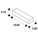 SLV DALI Konverter til TRIAC, 10 - 300W, med automatisk belastningsdetektion, IP20, SK2, gr�