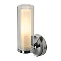 V�glampe WL 105 Lampe til bad/Spejllampe, dobbelt glas, 1x E14, IP44, chrom