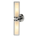 V�glampe WL 106 Lampe til bad/Spejllampe, dobbelt glas, 2xE14, IP44, chrom