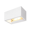 SLV V�glampe PLASTRA QT-DE12 WL Gipslampe, R7s 118mm, hvid